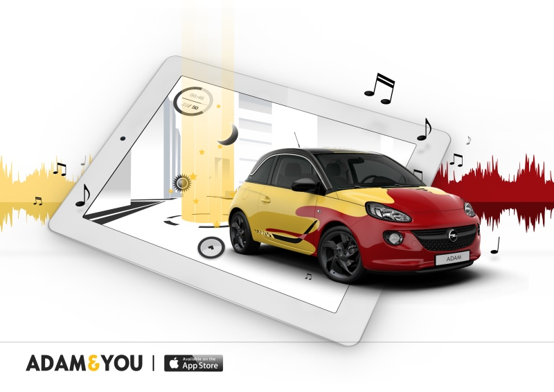 Opel Adam - Kostenlose App als 3D-Spiel mit Retro-Comic-Effekten